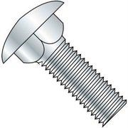 BRIGHTON-BEST Carriage Bolt - 3/8-16 x 2-1/2" - Round Head - Steel - Zinc CR+3 - Grade A - FT - A307 - Pkg of 50 489076